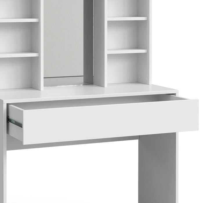 Vicco Tavolo da toeletta Bianco 93 cm con specchio