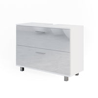 Vicco Mobile sottolavabo per bagno Bianco lucido 33 x 60.8 cm