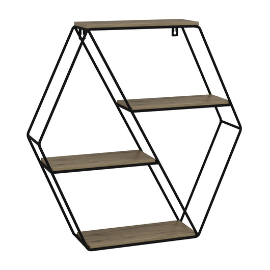 Vicco Libreria da parete Rovere 51 x 52 cm Forma angolare