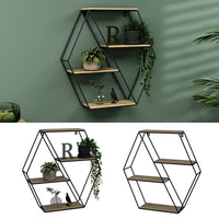 Vicco Libreria da parete Rovere 51 x 52 cm Forma angolare