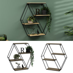 Vicco Libreria da parete Rovere 51 x 52 cm Forma angolare