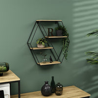 Vicco Libreria da parete Rovere 51 x 52 cm Forma angolare