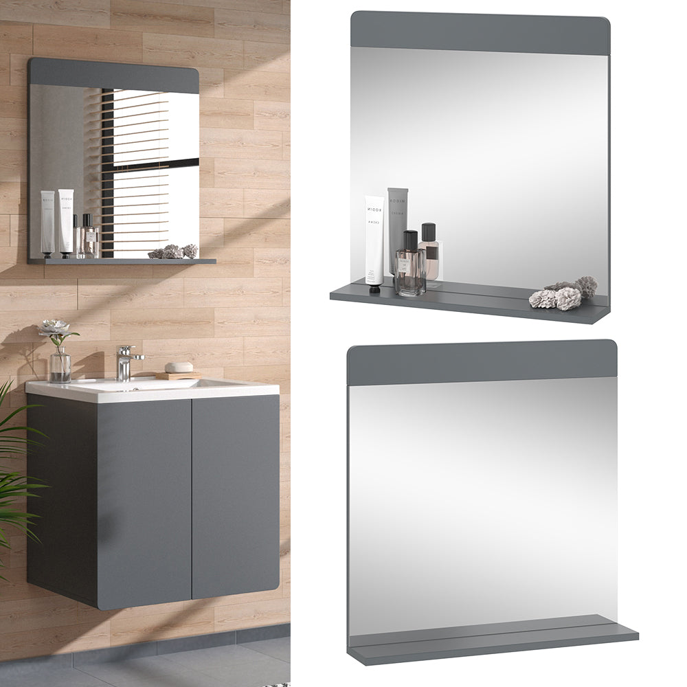 Vicco Specchio per il bagno Grigio 60 x 62 cm