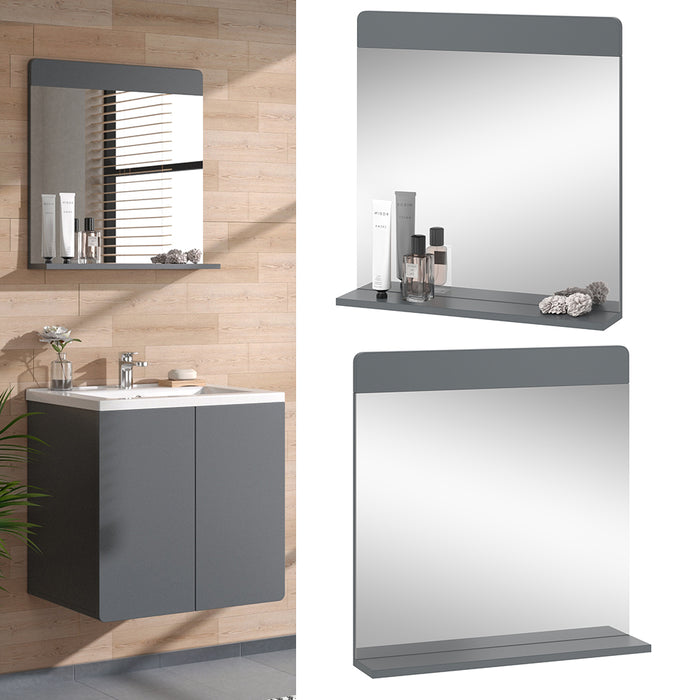 Vicco Specchio per il bagno Grigio 60 x 62 cm