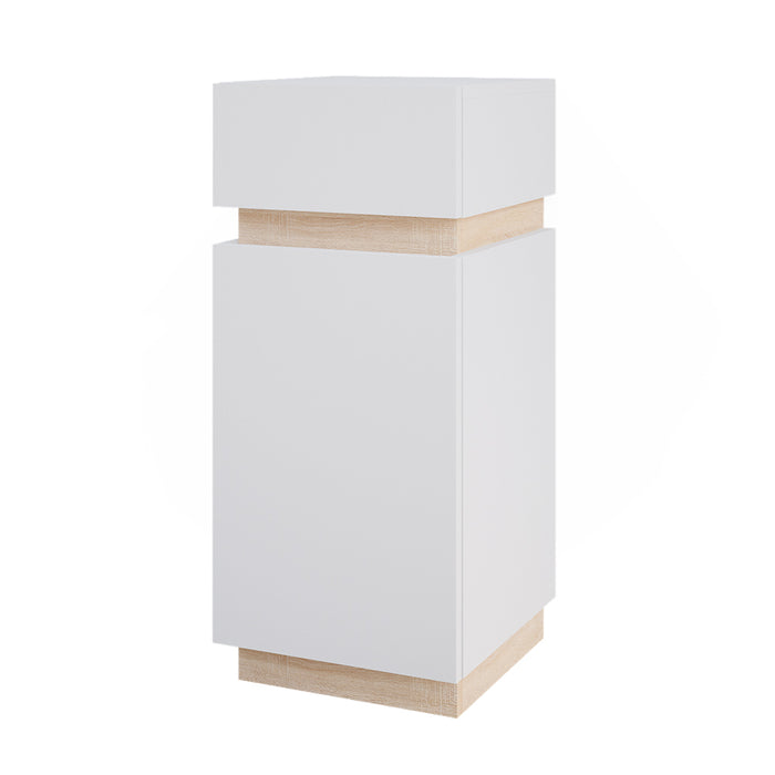 Vicco Mobiletto bagno Bianco 33 x 75.5 cm con anta e cassetto