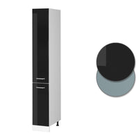 Vicco Armadio da farmacia Nero lucido 30 cm