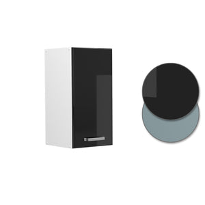 Vicco Pensile universale Nero lucido 30 cm con anta