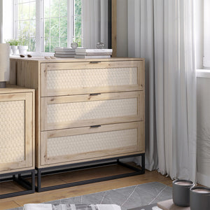 Vicco Cassettiera    Marrone 40 x 92.5 cm con 3x cassetti