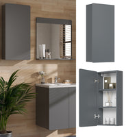 Vicco Mobile da bagno Grigio 36.6 x 76.6 cm