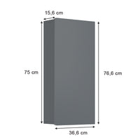 Vicco Mobile da bagno Grigio 36.6 x 76.6 cm