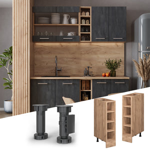 Vicco Scaffale da cucina Quercia dorata 20 cm , PL Rovere