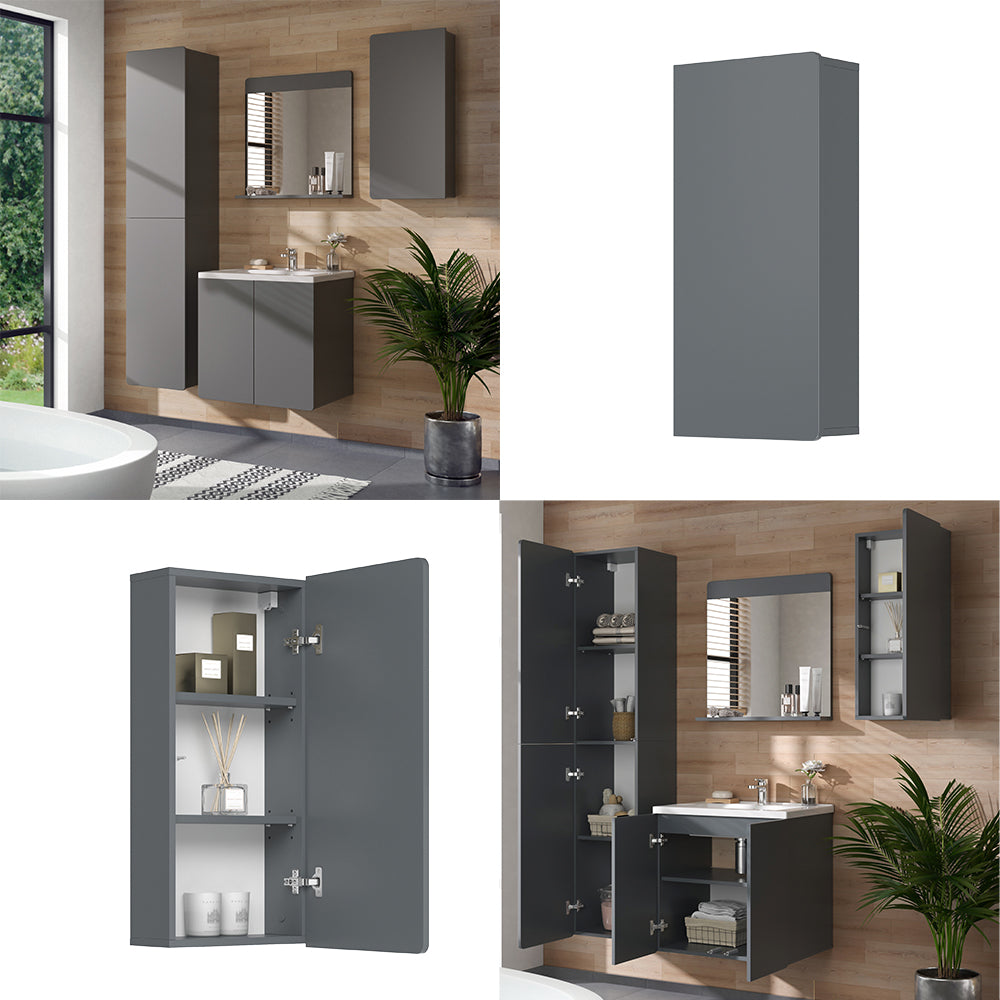 Vicco Mobile da bagno Grigio 36.6 x 76.6 cm