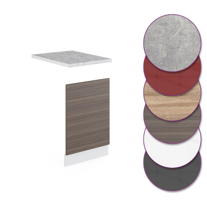 Vicco Pannello frontale Grigio 45 cm , PL Marmo