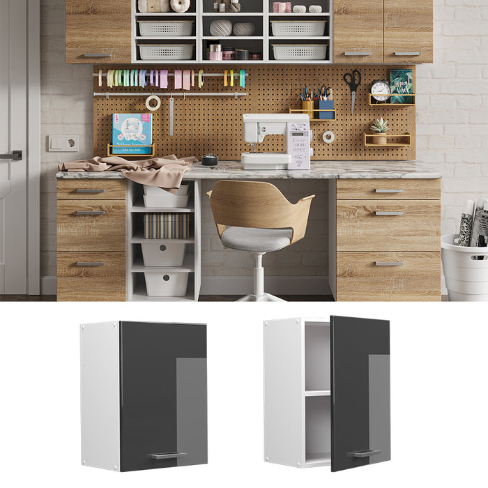 Vicco Pensile universale Antracite lucido 45 cm con anta