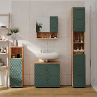 Vicco Mobile midi Quercia verde/oro 30 x 95 cm