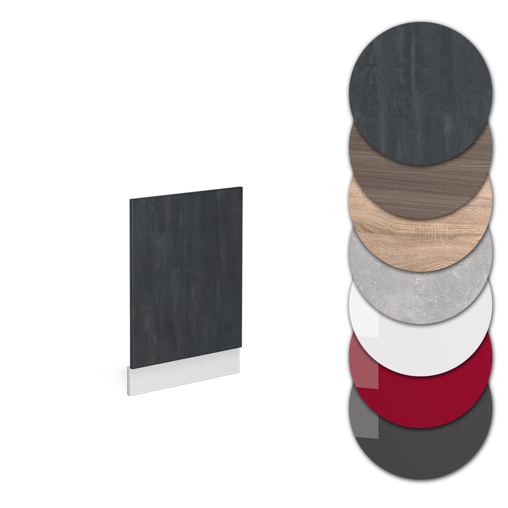 Vicco Pannello frontale Calcestruzzo nero 45 cm Senza piano di lavoro