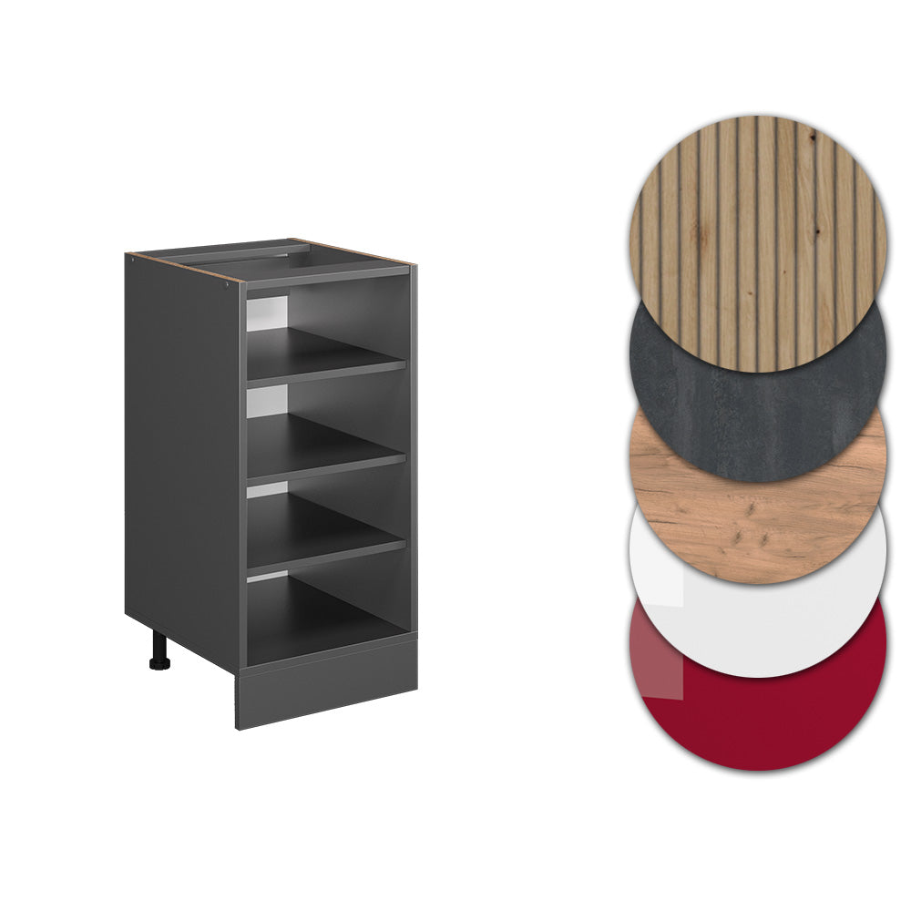 Vicco Scaffale da cucina Antracite 40 cm , PL Rovere