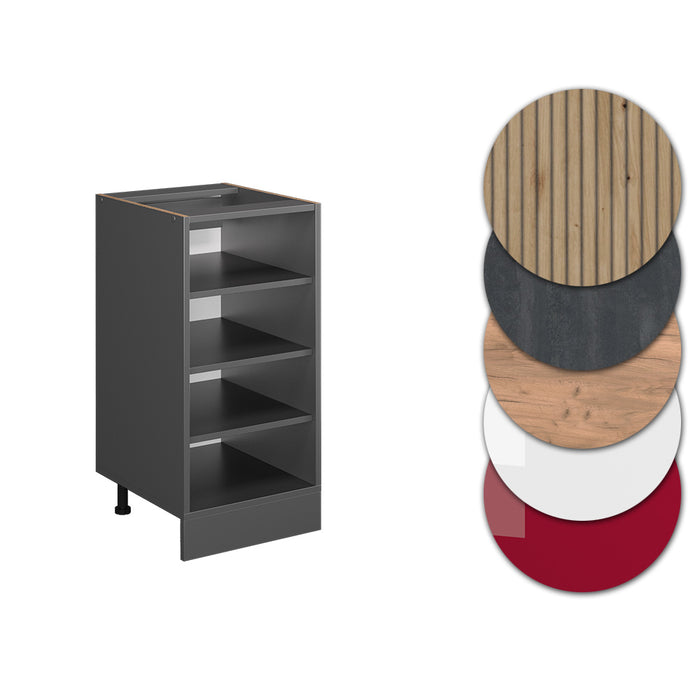 Vicco Scaffale da cucina Antracite 40 cm , PL Rovere