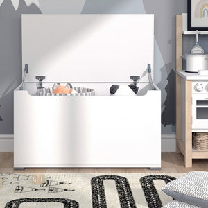 Vicco Cassapanca per giocattoli Bianco 85 x 63.7 cm con coperchio