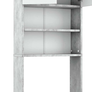 Vicco Armadietto per toilette Cemento/Bianco 64 x 190 cm con 2 porte