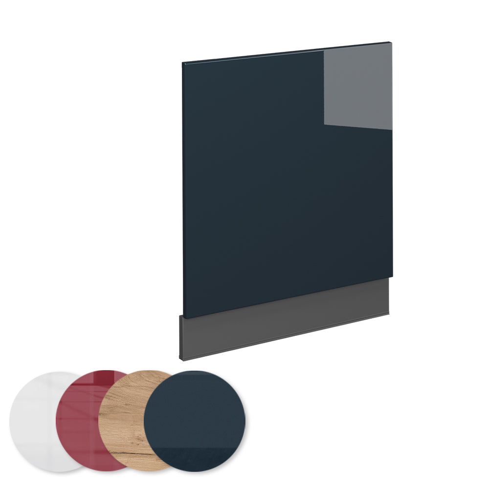 Vicco Fascia per lavastoviglie Blu scuro lucido 60 cm , PL Antracite