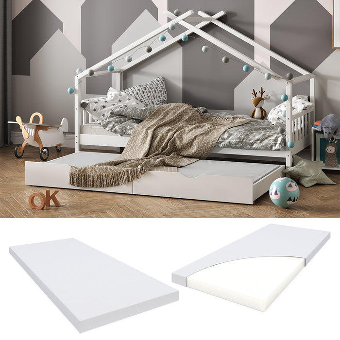 Vitalispa Materasso per bambini Bianco 90 x 190 cm Grado di durezza H2