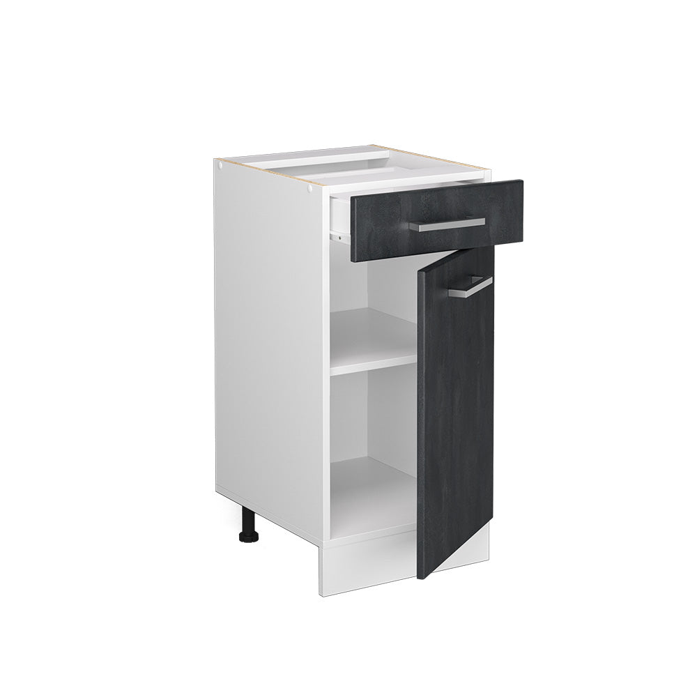 Vicco Mobiletto base per cucina Calcestruzzo nero 40 cm PL Antracite