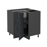 Vicco Mobile ad angolo cucina Calcestruzzo nero 75.6 cm senza piano di lavoro