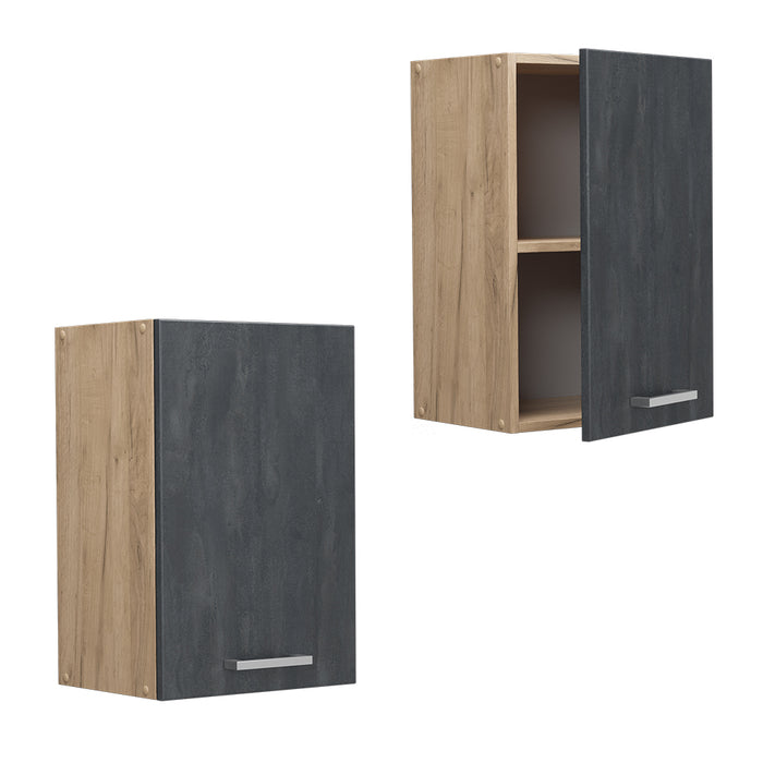 Vicco Pensile da cucina Calcestruzzo nero 40 cm