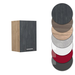 Vicco Pensile da cucina Calcestruzzo nero 40 cm