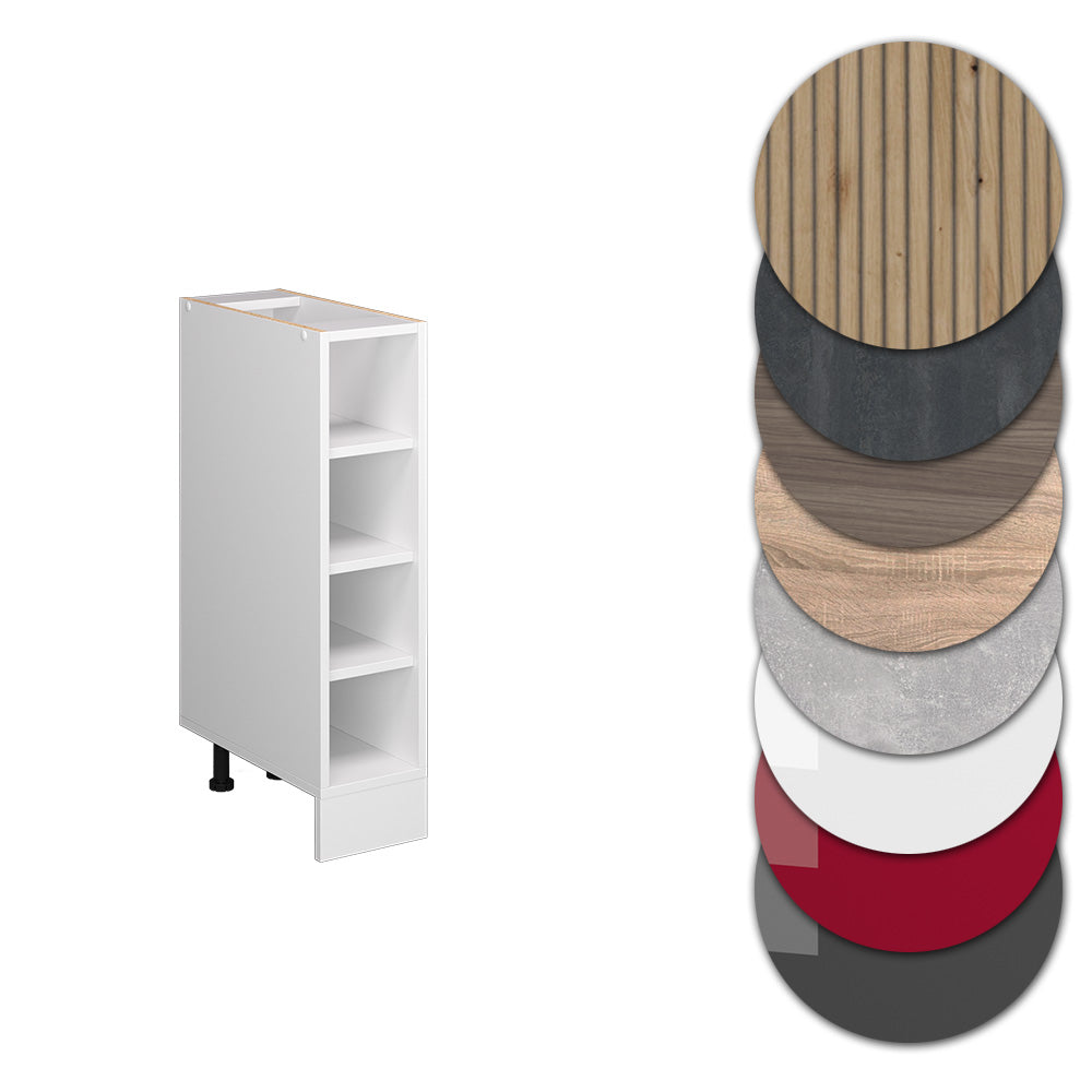 Vicco Scaffale da cucina Bianco 20 cm , AP Oak