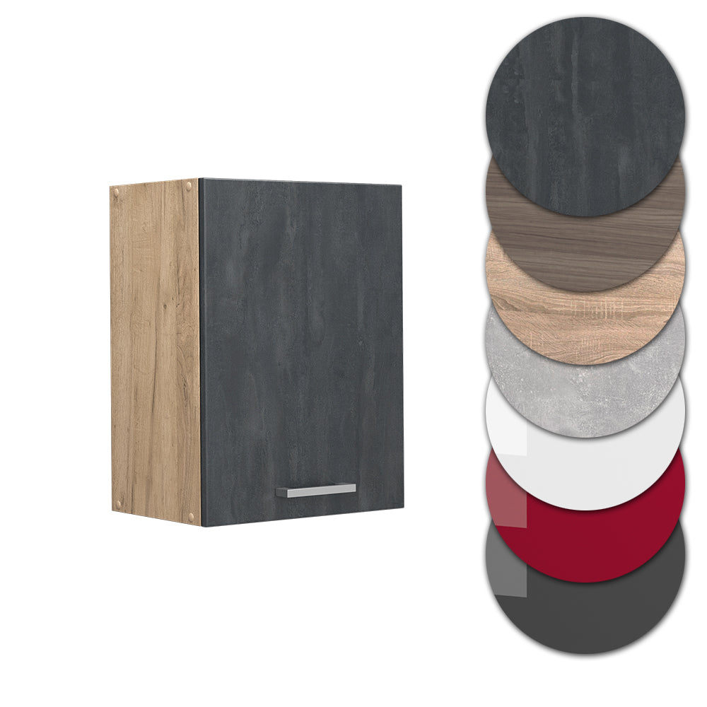 Vicco Pensile da cucina Calcestruzzo nero 45 cm