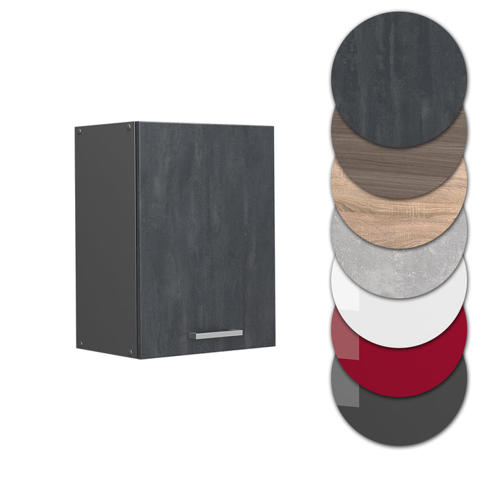 Vicco Pensile da cucina Calcestruzzo nero 45 cm