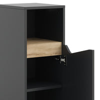 Vicco Mobiletto midi Antracite 30 x 74.5 cm con porta e vano aperto