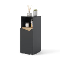 Vicco Mobiletto midi Antracite 30 x 74.5 cm con porta e vano aperto