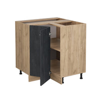 Vicco Mobile ad angolo cucina Calcestruzzo nero 75.6 cm PT Rovere