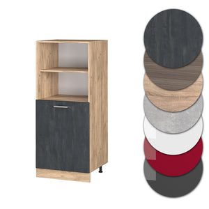 Vicco Mobile per forno da incasso Calcestruzzo nero 60 cm