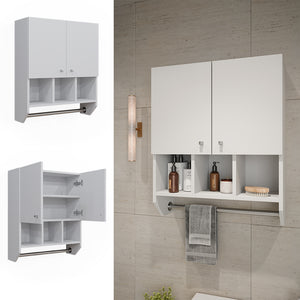 Vicco Mobile bagno Bianco 59.2 x 70.5 cm Pensile a 2 ante