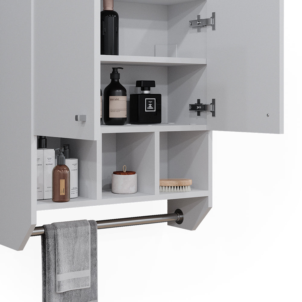 Vicco Mobile bagno Bianco 59.2 x 70.5 cm Pensile a 2 ante