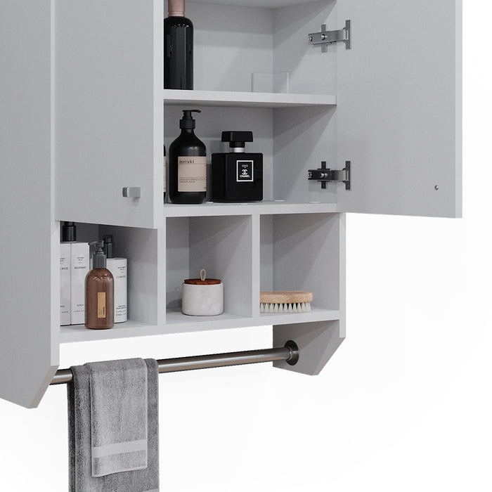 Vicco Mobile bagno Bianco 59.2 x 70.5 cm Pensile a 2 ante