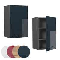 Vicco Pensile da cucina Blu scuro lucido 45 cm