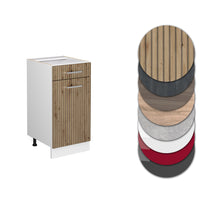 Vicco Mobiletto base per cucina Rovere artigianale 40 cm , PL Rovere