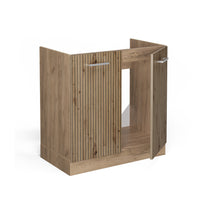 Vicco Mobile lavello cucina Rovere artigianale 80 cm senza piano di lavoro