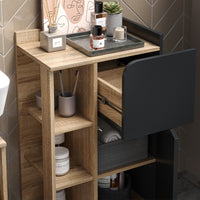 Vicco Set di mobili da bagno Antracite 3 pezzi, con cabinet midi