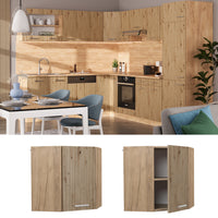 Vicco Mobile angolare da cucina Rovere artigianale 57 cm