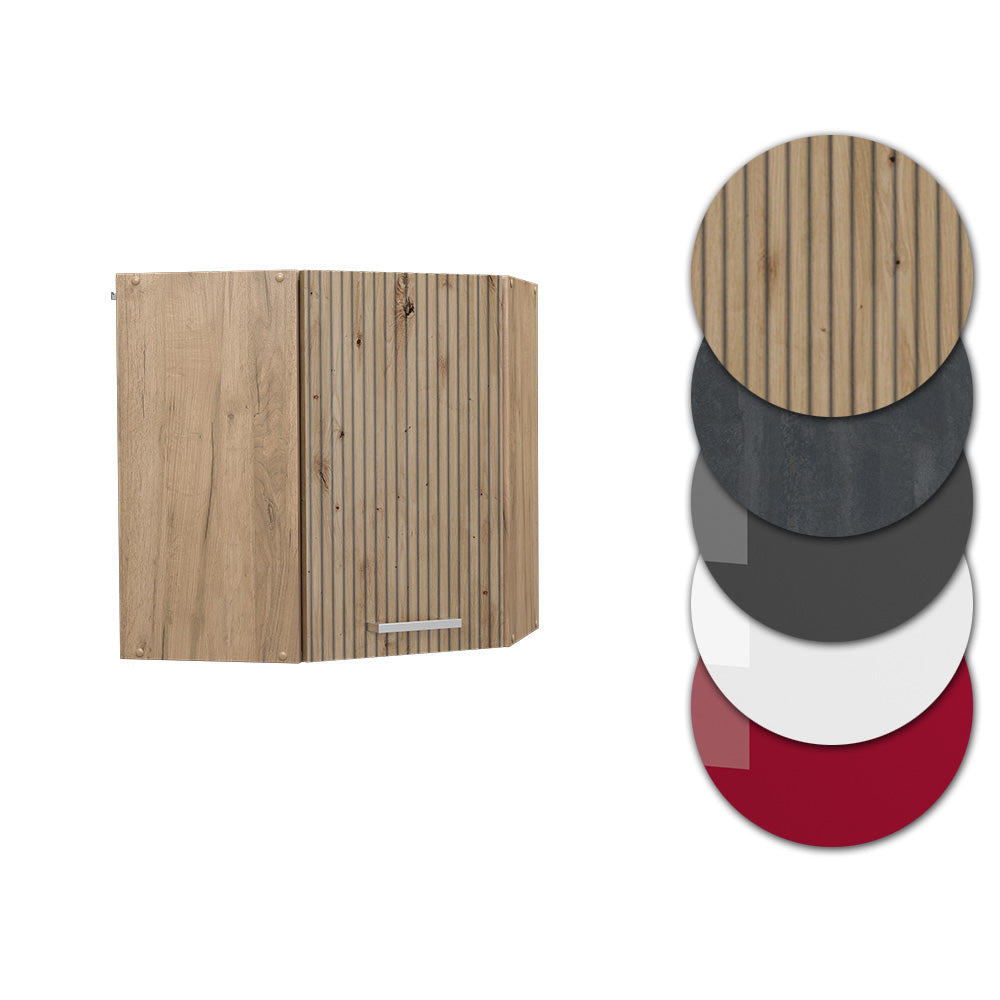Vicco Mobile angolare da cucina Rovere artigianale 57 cm