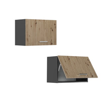 Vicco Pensile da cucina Rovere artigianale 60 cm Piatto