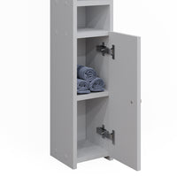 Vicco Armadietto per carta igienica Bianco 17.6 x 82.2 cm con 1 porta