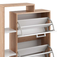 Vicco Scarpiera da ingresso Sonoma 2 parti, con specchio