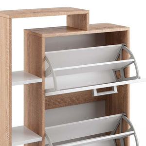 Vicco Scarpiera da ingresso Sonoma 2 parti, con specchio